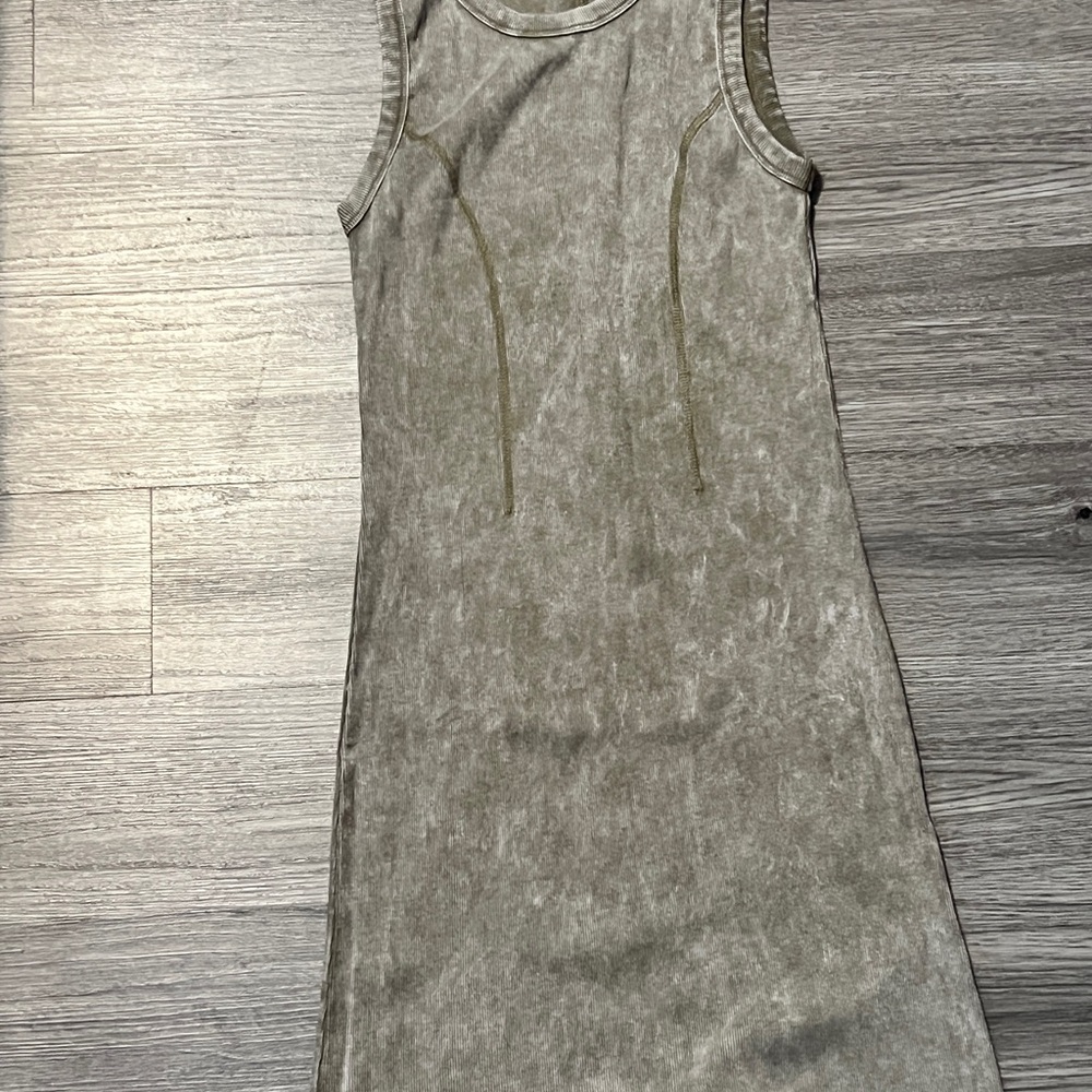 Mono B Olive Midi Dress